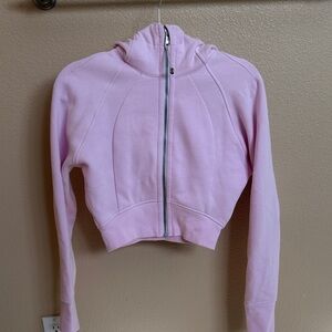 Lululemon Pink Scuba Zip-Up Hoodie